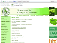 Tablet Screenshot of borelioza.org